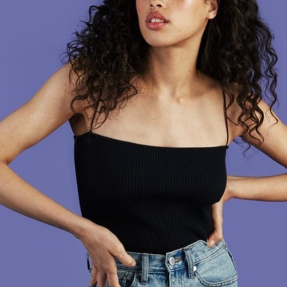 UNIF Tops - UNIF Black Moss Top Size XL